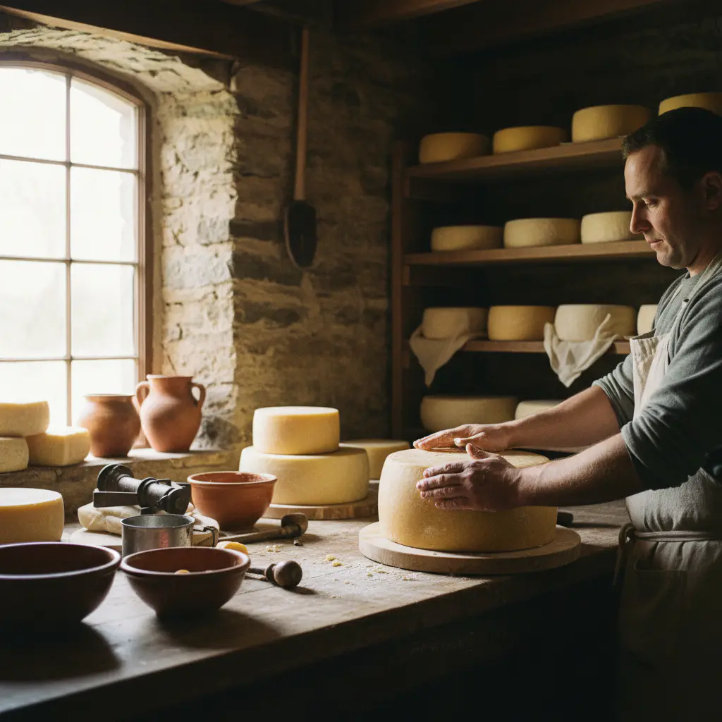 Handcrafting cheese